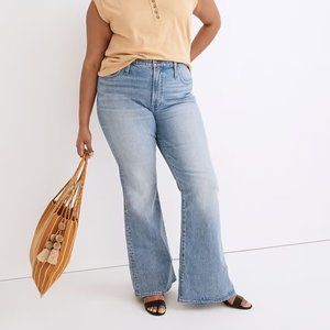 Madewell Women's Perfect Vintage Flare Jeans Size 33 Delavan Wash EUC 90's